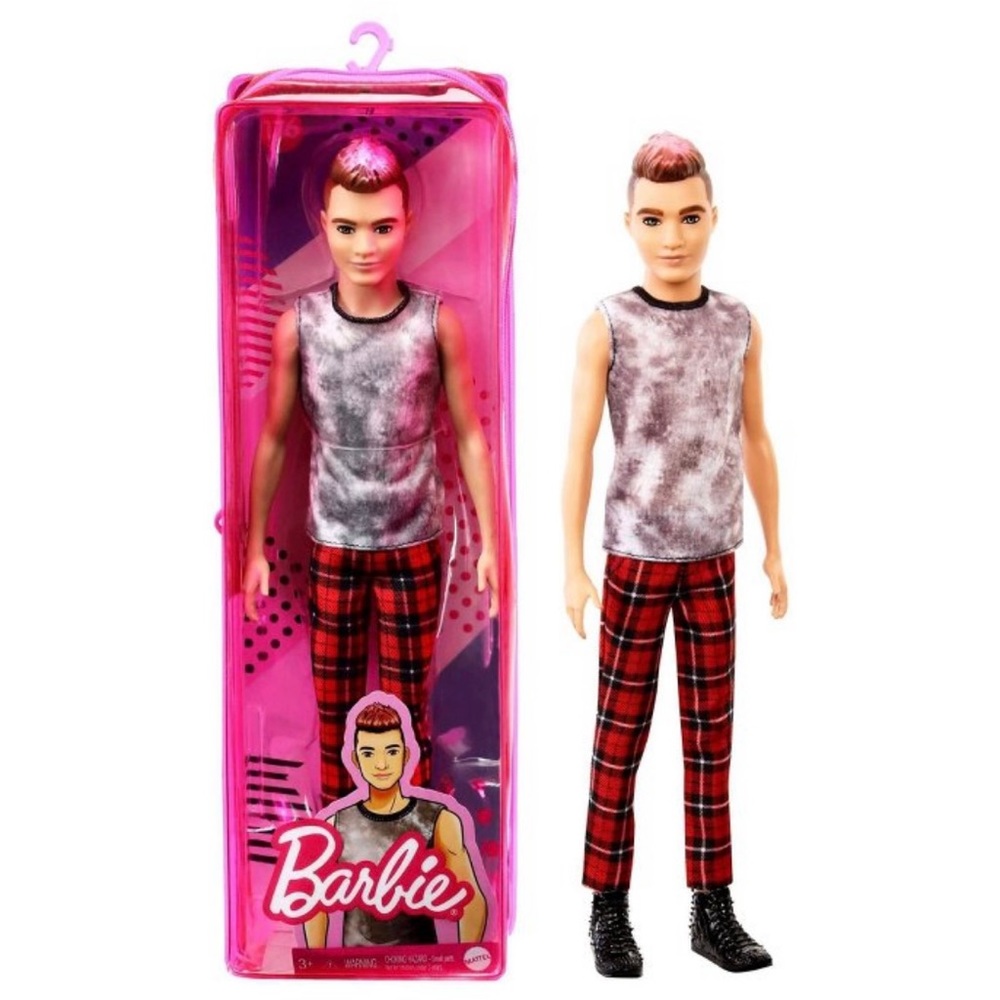 NIB Mattel Barbie Ken Fashionistas Doll #176 - Brown Tie Dye Shirt